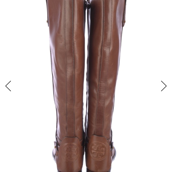 Tory Burch Leather Knee High Riding Boots - Picture 5 of 6